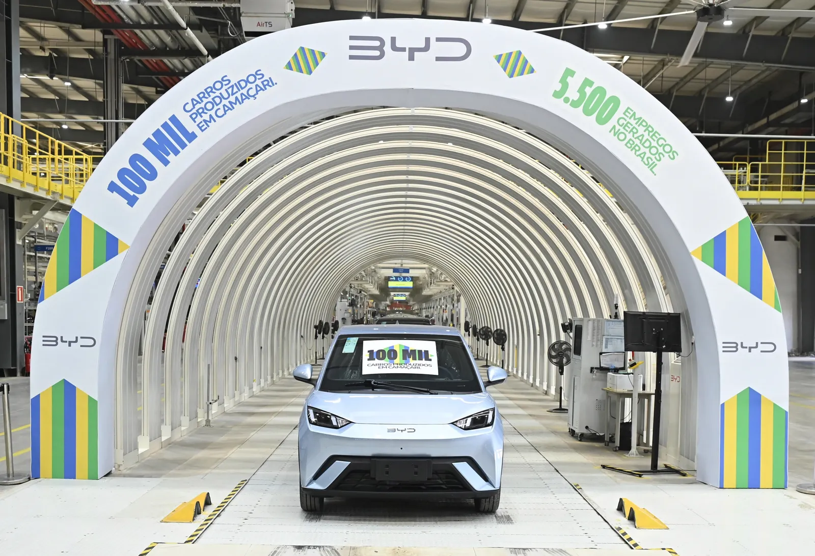 BYD chega a 8,5 mil empregos diretos em Camaçari e mira 10 mil ainda em 2026