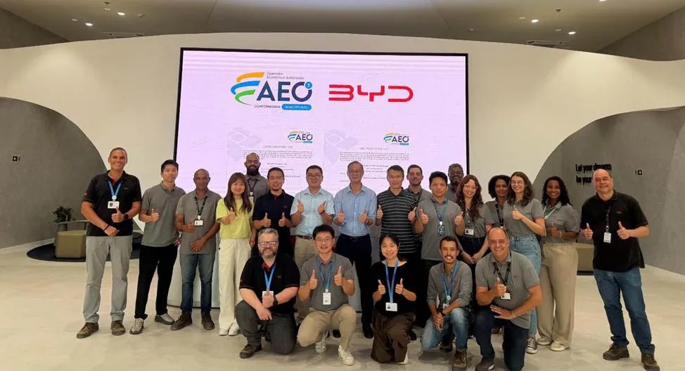 BYD Camaçari obtém certificação OEA e reduz prazo de liberação de cargas