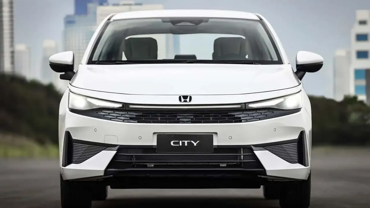 Dianteira do Honda City sedã 2027
