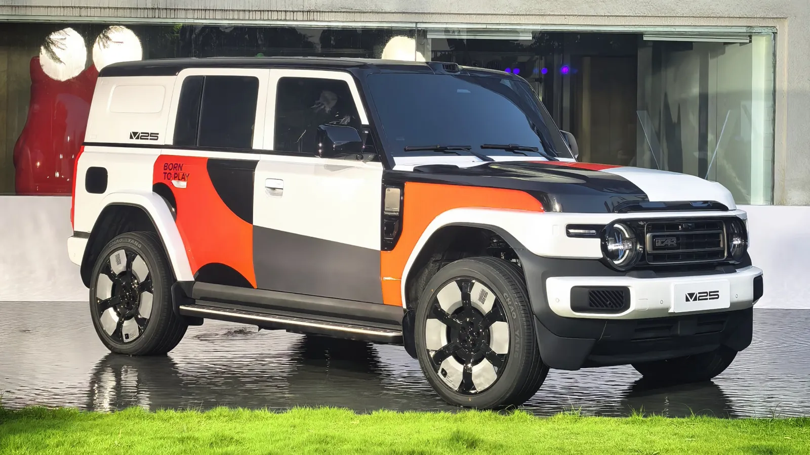 iCAUR V25, SUV de visual quadrado da marca de elétricos da Chery.