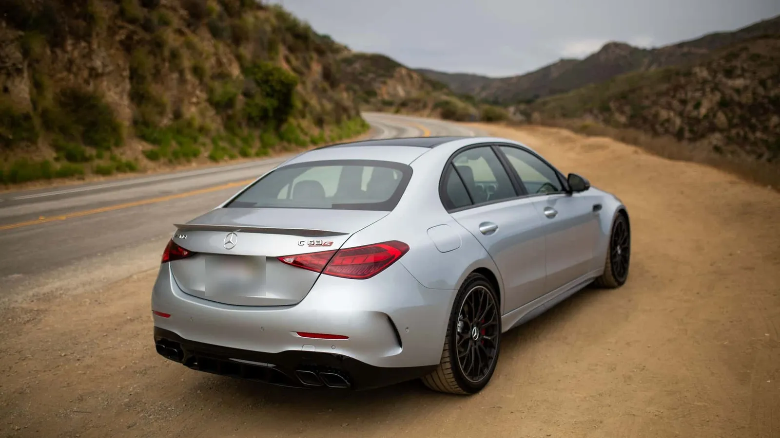 Traseira do C63 S E Performance