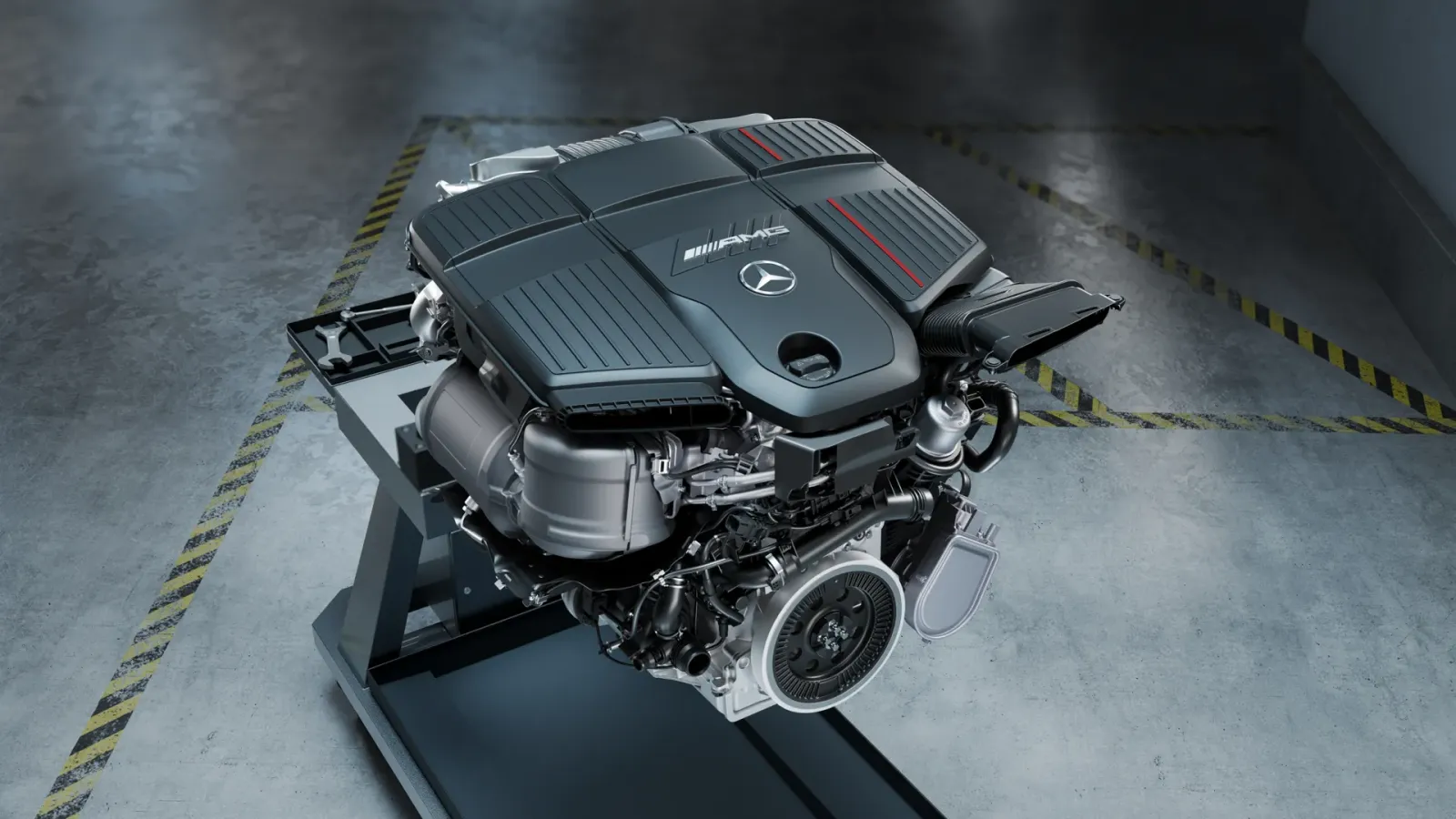 Motor seis cilindros 3.0 da Mercedes-AMG