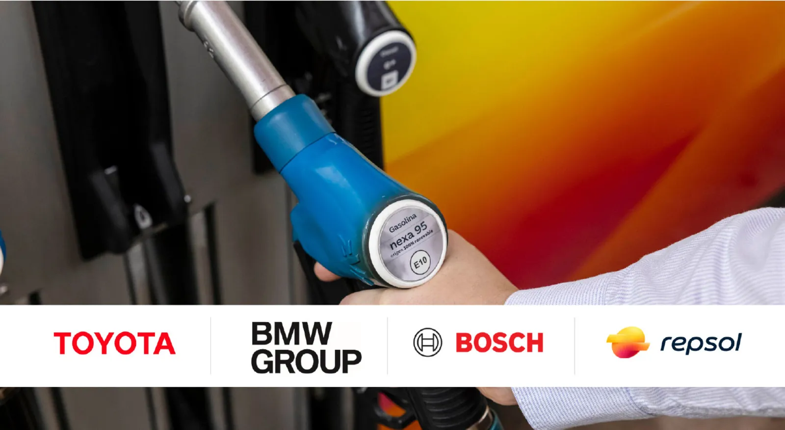Toyota, BMW, Bosch e Repsol testam na Espanha a gasolina 100% renovável Nexa 95, base do argumento da Toyota para a regra europeia de 2035.