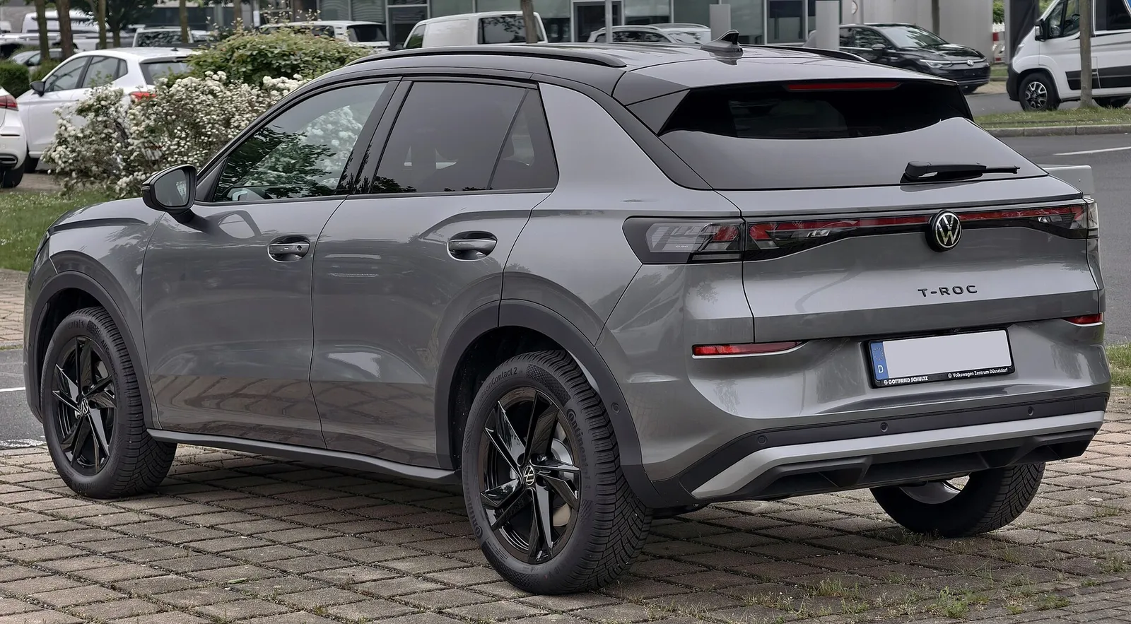 Traseira do novo Volkswagen T-Roc europeu